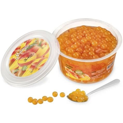 TIFC Boba Bubble Tea Fruit Pearls Mango 450 G Crema