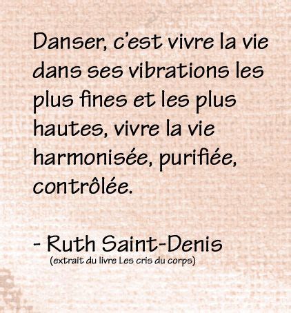 Citation Sur La Danse Extrait Du Livre Les Cris Du Corps French