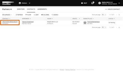 Distribution Contracts Cloudblue Connect