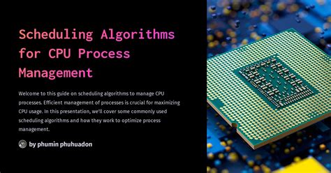 Scheduling Algorithms For Cpu Process Management