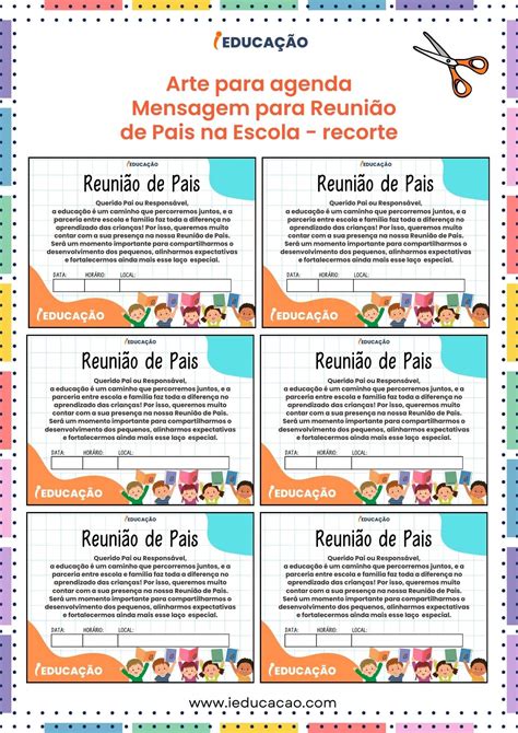 Recado Para Reuniao De Pais - Mensagens Para Reuniao De Pais Na Escola Roaredu 655x500