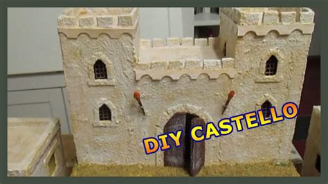 DIY COME FARE UN CASTELLO IN CARTONE PER PRESEPE MODELLISMO E