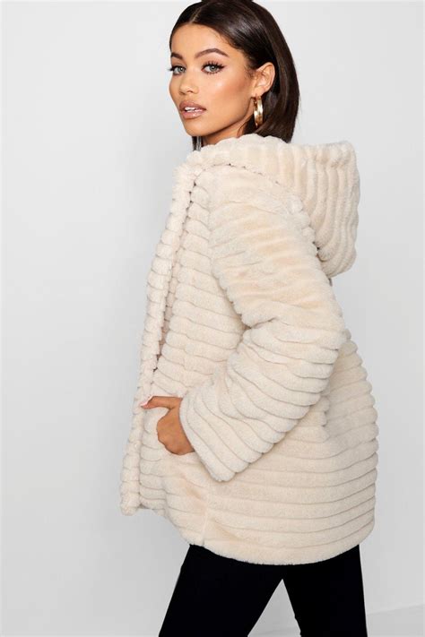 Hooded Faux Fur Coat Boohoo Top Sellers Bellvalefarms