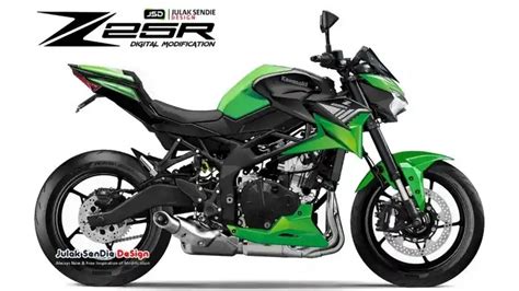 Bocoran Konsep Motor Naked Sport 250 Cc 4 Silinder Kawasaki Z25R