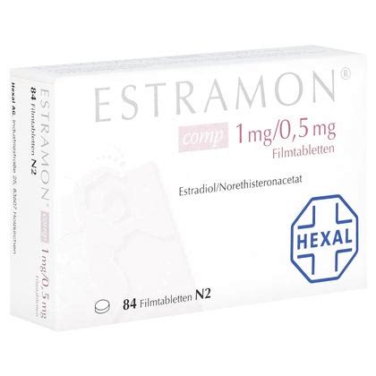 Estramon comp 1 mg/0,5 mg Filmtabletten 3X28 St, 3X28 St online kaufen ...
