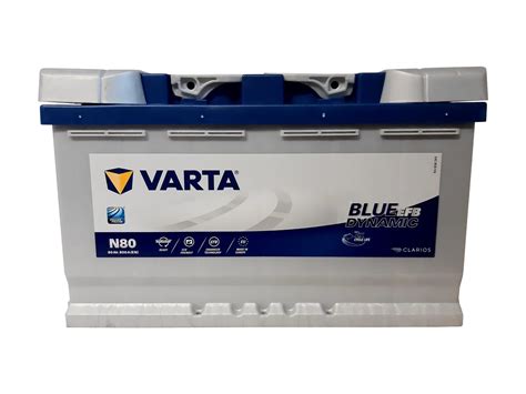 Akumulator VARTA BLUE EFB 80Ah 800A : Centrum Akumulatorów