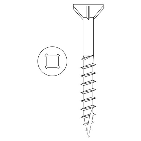 A Guide To Wood Screw Sizes Screw Size Chart