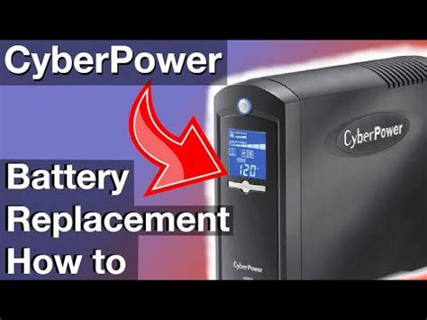 Battery Replacement Cyberpower Avr How To Instructions Youtube