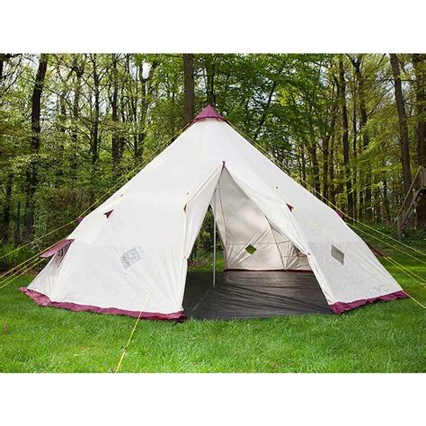 5 8 adultos Cabaña India Tipi Tent Camping Familia Pirámide Teepee