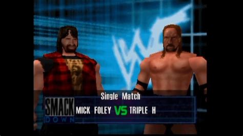 Wwf No Mercy Mick Foley Vs Triple H N Youtube