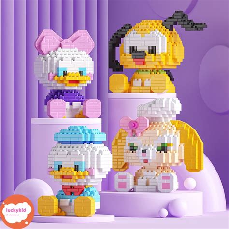 Mua Đồ chơi lego Luckykid Lắp ráp lắp ghép xếp hình lego 3d mini cute