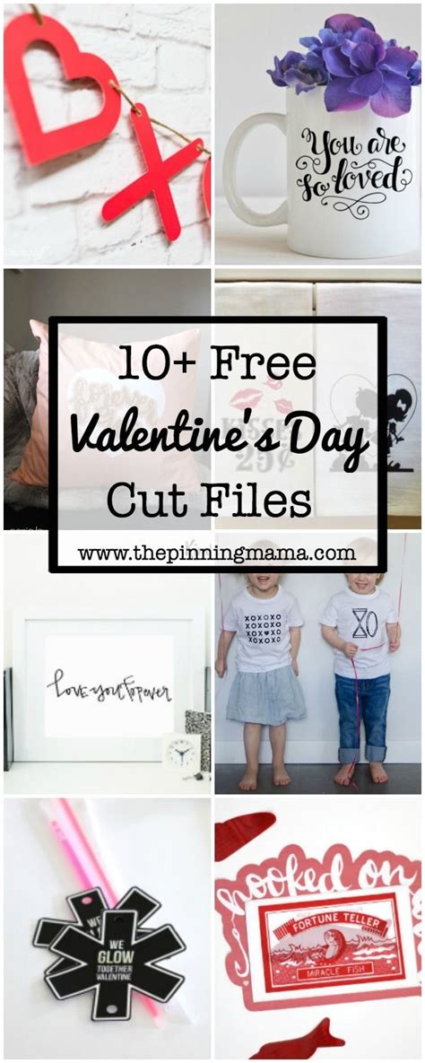 10 Free Valentines Silhouette Cut Files Perfect For Valentines Day