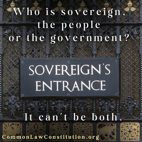 Who is Sovereign? - CommonLawConstitution.org