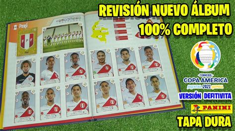 Álbum COPA AMÉRICA Argentina Colombia 2021 Panini TOTALMENTE LLENO al