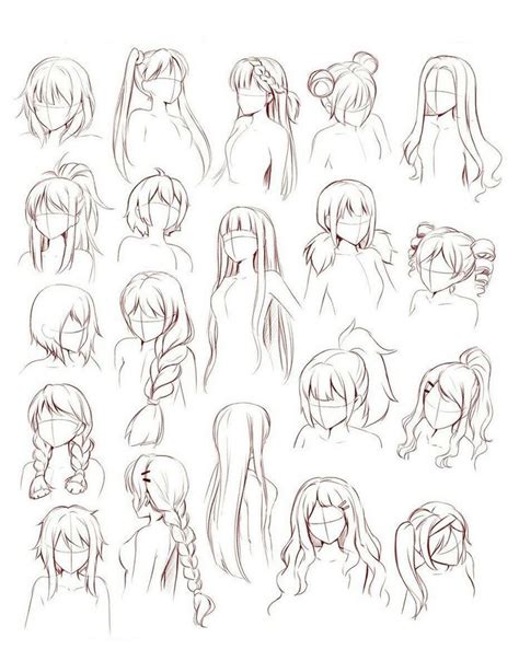 #hair #anime #drawing #hairanimedrawing | Hình vẽ tóc, Hình vẽ tóc ...