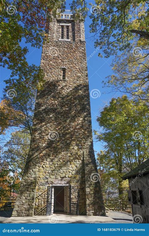 Washington Crossing Pa Bowmans Hill Tower Stock Afbeelding Image