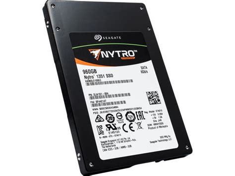 Seagate Nytro 1351 960gb Sata 6gb S 3d Tlc 2 5 Inch Data Center Ssd — Xa960le10063