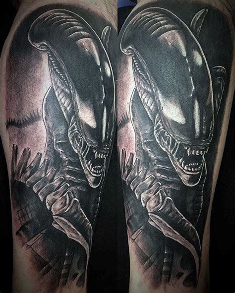 Alien Tattoo Designs For Men Extraterrestrial Ink Ideas Alien