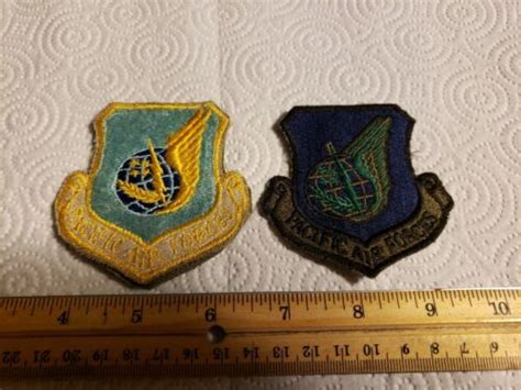 Usaf Pacific Air Forces Pacaf Insignia Badge Full Color And Subdued Patch