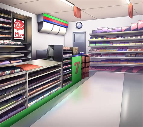 Convenience Store Background by RaitVisualWorks on DeviantArt