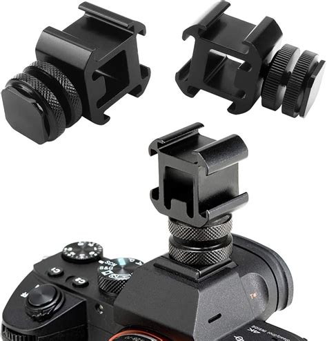 Pcs Camera Hot Shoe Mount Adapter Tripod Screw Adapter And Rotary Connector For