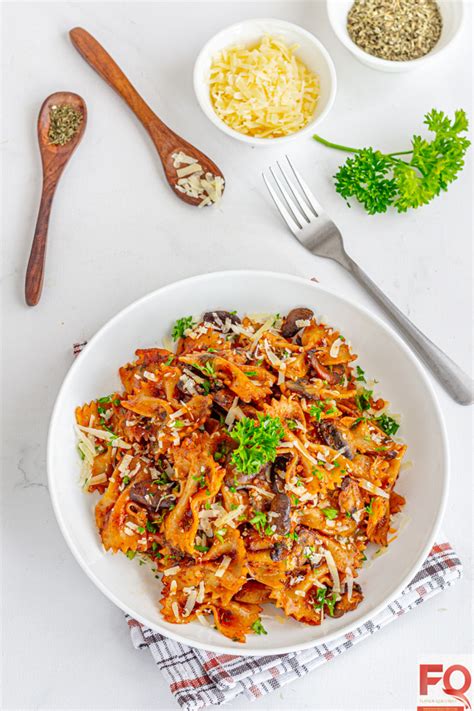 Bow Tie Pasta In Red Sauce Ft Veeba Flavor Quotient