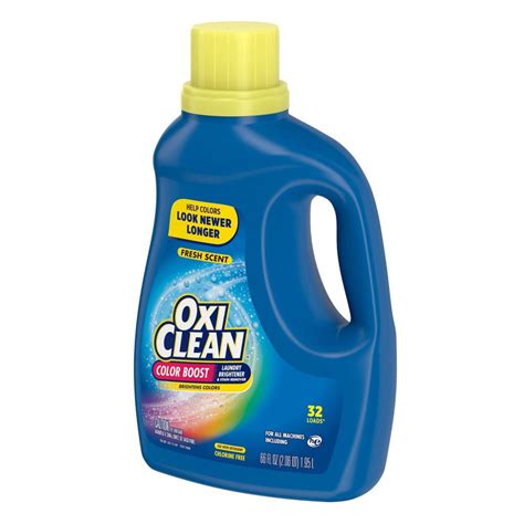 Oxiclean Color Boost Color Brightener Plus Stain Remover Liquid Fresh