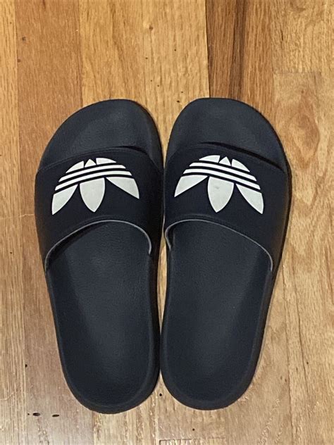 Adidas Slides Navy Blue Size 7 Boys Gem