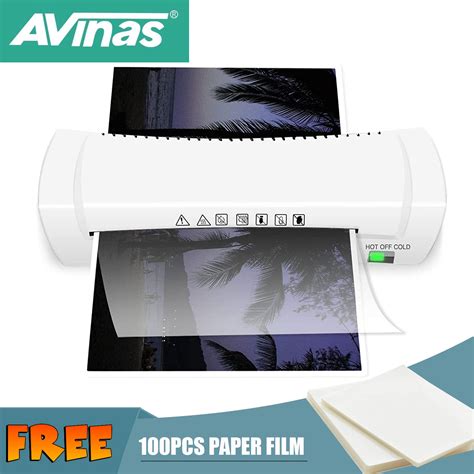 A Laminator Hot And Cold Laminating Machine Document Photo Paper Cards Picture Painting For