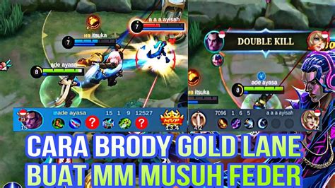 CARA BRODY GOLD LANE BUAT MM MUSUH FEDER BRODY BEST BUILD 2023