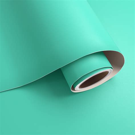 VaryPaper 15.7"x78.7" Aqua Green Wallpaper Stick and Peel Turquoise ...