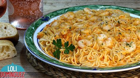 Receta R Pida De Espaguetis Con Gambas Congeladas Y Tomate Delicioso