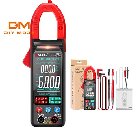 Diymore Aneng St St Digital Clamp Meter Dc Ac Voltage Ammeter