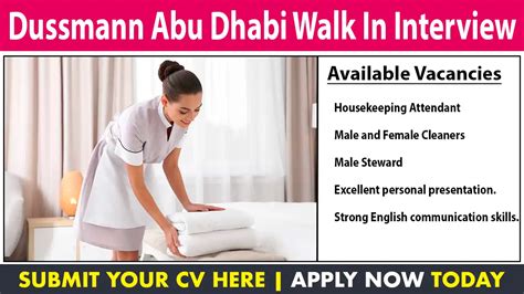 Dussmann Abu Dhabi Walk In Interview Grab Your Dream Job