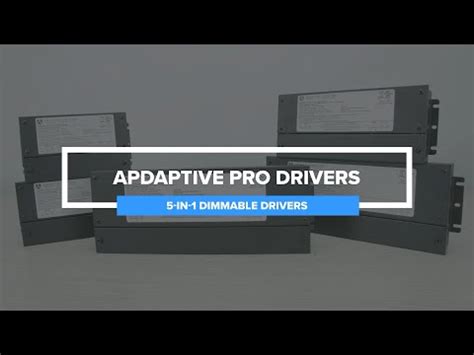 Adaptive PRO Driver With Enclosed Leads And Knockouts 288 Watts 24V DC