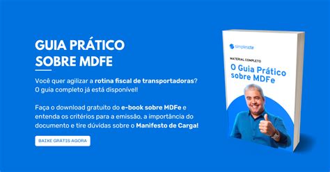 Guia Prático sobre MDFe baixe grátis agora mesmo