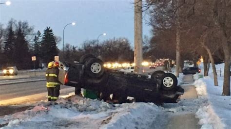 Main Street Rollover Sends 1 Person To Hospital In Winnipeg Cbc News