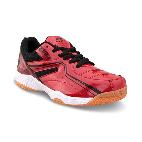 Nivia Mens Battledore Badminton Shoe For Mens Redblack Uk 8