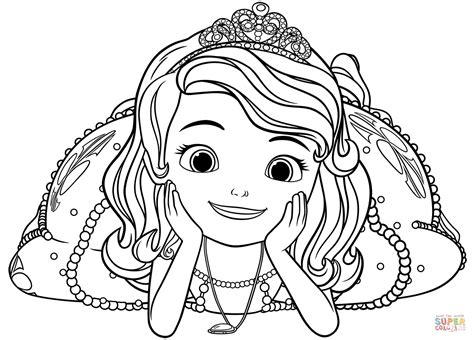 Desenho De Princesa Sofia Para Colorir Desenhos Para Colorir E