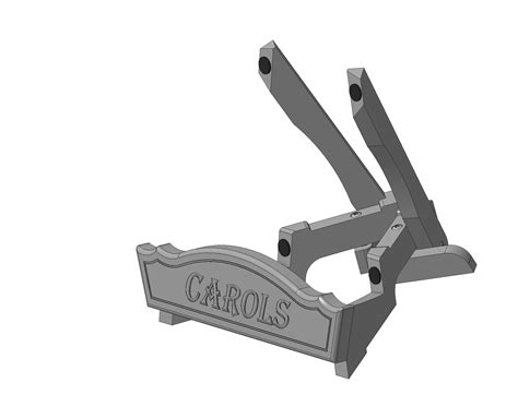 Складная подставка для гитары - Чертежи, 3D Модели, Проекты, Моделизм ...