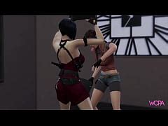 Trailer Resident Evil Lesbian Parody Ada Wong Jill Valentine And Claire Redfield Xxx