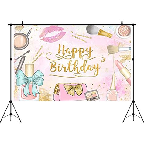 Buy Aperturee Makeup Spa Happy Birthday Backdrop X Ft Girls Women