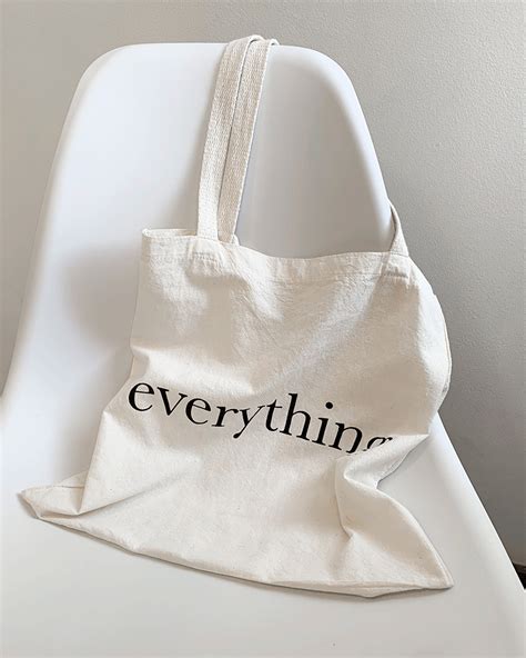 Ecobag Everything saquinho de algodão Loja Panno em 2024 Saco de