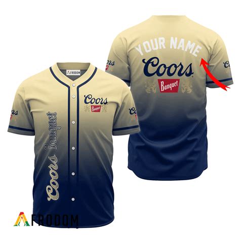 Personalized Coors Banquet Gradient Baseball Jersey Coors Banquet