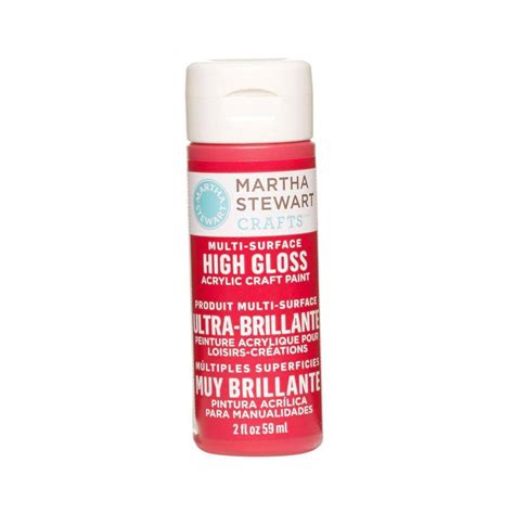 Martha Stewart Crafts 2 Oz Habanero Multi Surface High Gloss Acrylic