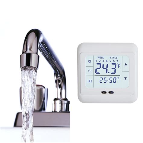 Programmable Digital Thermoregulator Touch Screen Room Heating Thermostat Underfloor Heating For