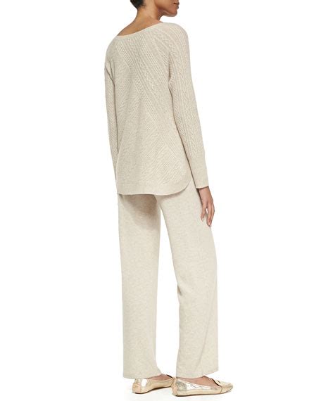 In Cashmere Two Piece Cashmere Sweater And Pants Set