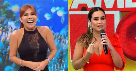 Magaly Medina Se Burla De Los Vestidos De Ethel Pozo Parece Una Bolsa