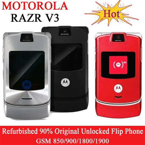 MOTOROLA RAZR Tel Fono M Vil V3 Con Bluetooth Y Doble Pantalla