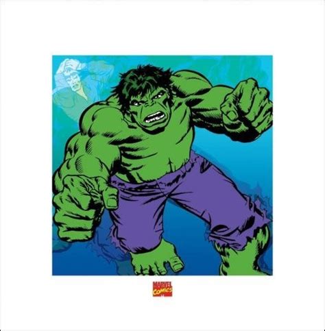 Kunstdruck Hulk Marvel Comics Bei EuroPosters